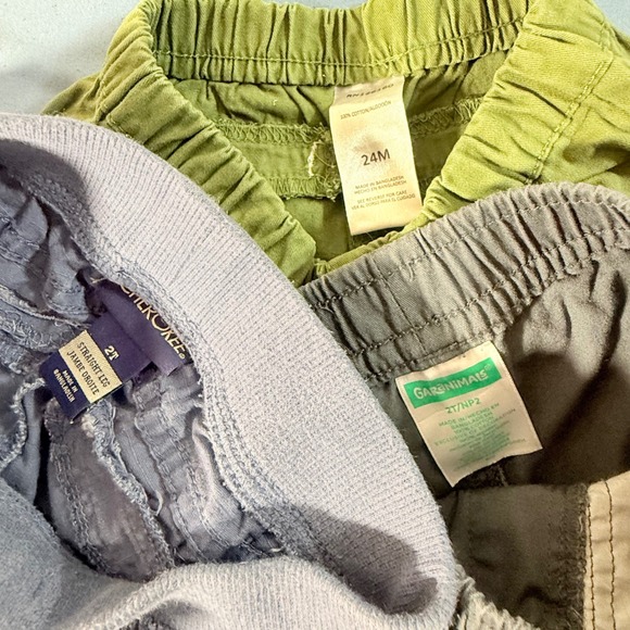Kids Pants Lot 3 Pairs Size 24M 2T Jogger Cargo Casual Outfits - Picture 5 of 6